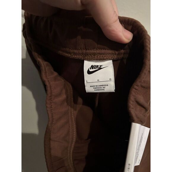 NIKE SPORTSWEAR TECH FLEECE MENs Large BUNGEE PANTS JOGGERS Brown DQ4312 - Picture 9 of 9